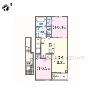 グラン・サフィール?【2階】の間取り