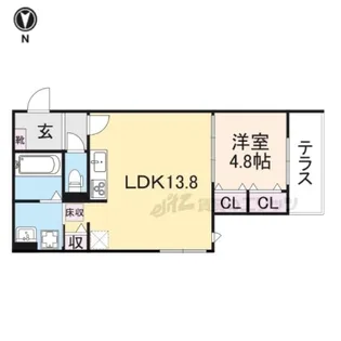源ハイツ【1階】の間取り