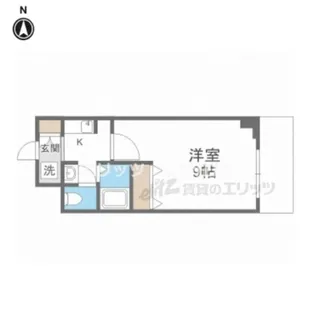 M’プラザ高井田【802号室】の間取り