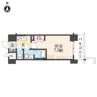 ソルテラス京都西院STATION SIDE【2階】の間取り