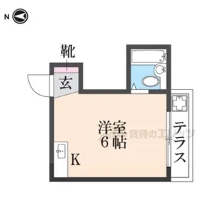 寝屋川コスモシティ【1階】の間取り