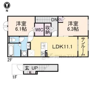 セレーノ A【2階】の間取り