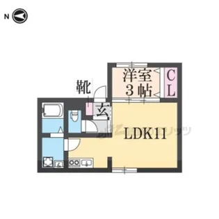 LALAくずは【1階】の間取り
