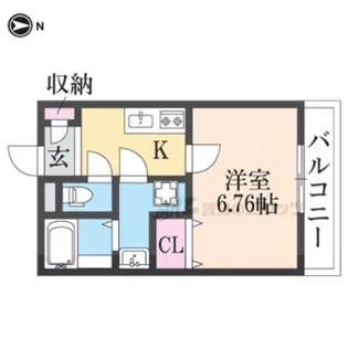 コージープレイス尼崎【3階】の間取り