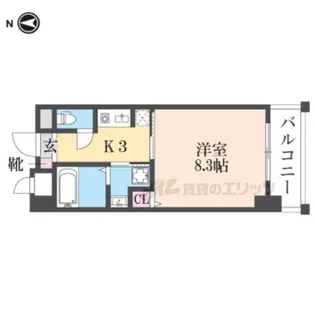 アーデン塚口【2階】の間取り