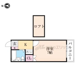 マンショントニオー能勢口第1【1階】の間取り