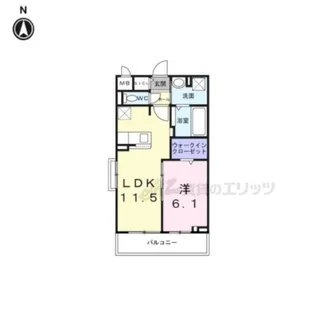 アルティザン九条【3階】の間取り