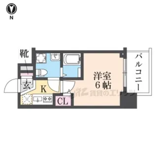 サンクラッソ伊丹【804号室】の間取り