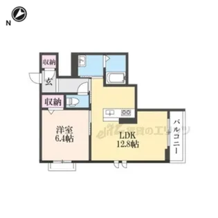 ヴィーエ【303号室】の間取り