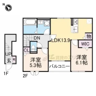 ブルーム【2階】の間取り