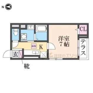 プロムナードメゾン エヌアン【2階】の間取り