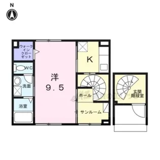 メゾン グランシャン【202号室】の間取り