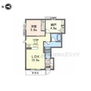 クローリス【101号室】の間取り
