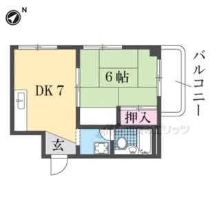 ハイツICHIU【4階】の間取り