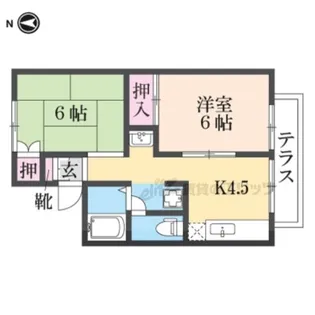 ブランマヌール【1階】の間取り