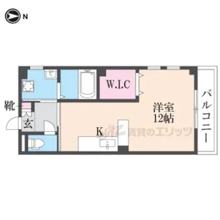 グランツオーベル西台【501号室】の間取り