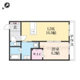 LINNEA MIKUMO【103号室】の間取り