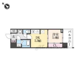 GRAND LUCE【603号室】の間取り