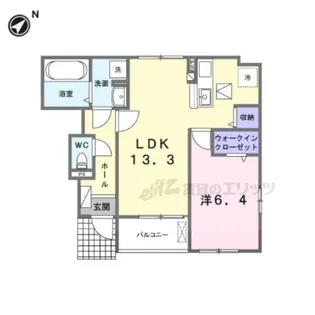 アルドーレ?【1階】の間取り