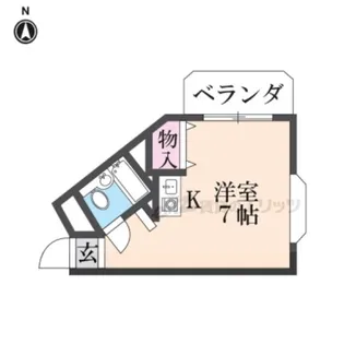 コスモヒルズ石切【301号室】の間取り
