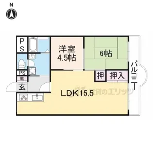 リアライズ立花【2階】の間取り