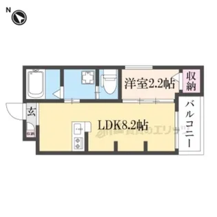 シーエムドゥ【2階】の間取り