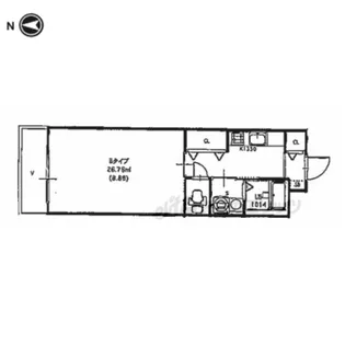 EMINAS北白川【2階】の間取り