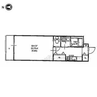 EMINAS北白川【2階】の間取り