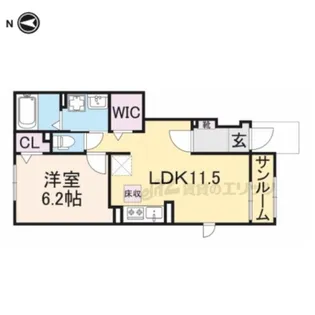 グランドハイツ?【1階】の間取り