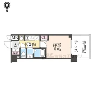 プレサンス十条凛華【1階】の間取り