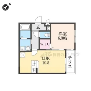 サンセレーノMINAMI【1階】の間取り