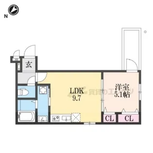 サンセレーノMINAMI【3階】の間取り