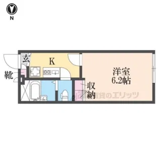 レオパレスさつき【1階】の間取り
