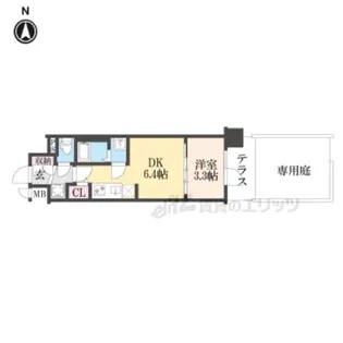 プレサンス十条凛華【123号室】の間取り