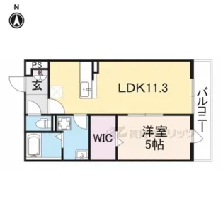 リブリ・ミストラル【303号室】の間取り