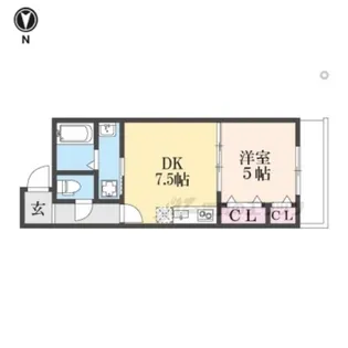 フジパレス弥刀駅北?番館【3階】の間取り