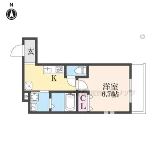 フジパレス弥刀駅北?番館【1階】の間取り
