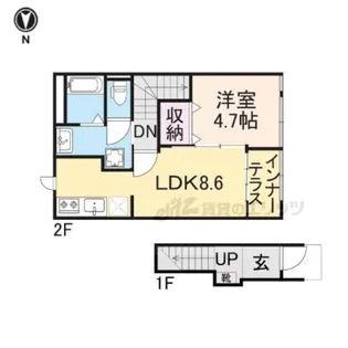 La・Nord.【206号室】の間取り
