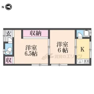 嶋田文化住宅【101号室】の間取り