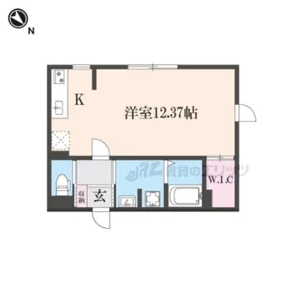 ユイストコート【201号室】の間取り