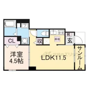 L・Front 雅【1階】の間取り