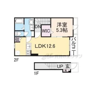 L・Front 雅【202号室】の間取り