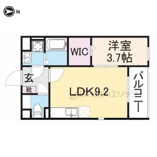 エクレール古結?【2階】の間取り