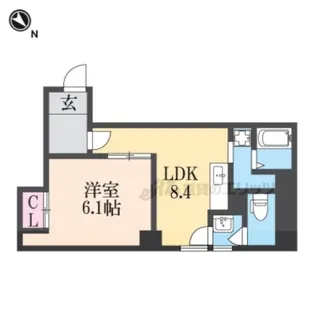 NOBLE【302号室】の間取り