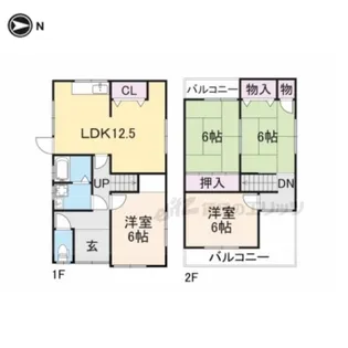 奈良県奈良市南紀寺町4丁目【一戸建】の間取り