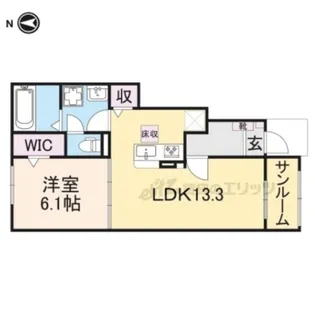 メゾン・レゾナンス?【102号室】の間取り