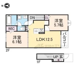 メゾン・レゾナンス?【202号室】の間取り