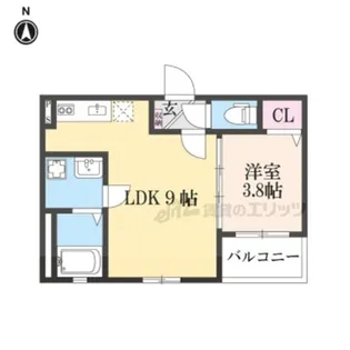 フェリーチェ小阪【3階】の間取り