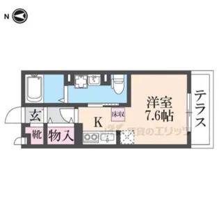 フロントハウスA棟【2階】の間取り