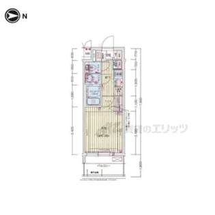 プレサンス尼崎アルモナ【10階】の間取り